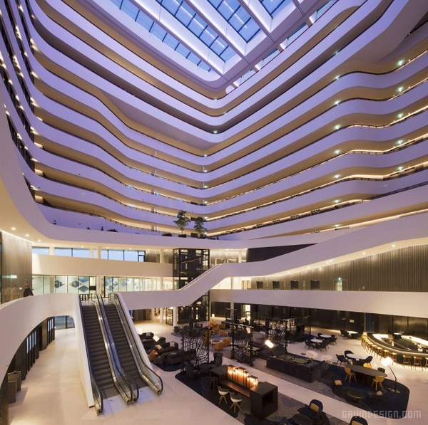 阿姆斯特丹史基浦机场希尔顿酒店设计 酒店设计 荷兰 